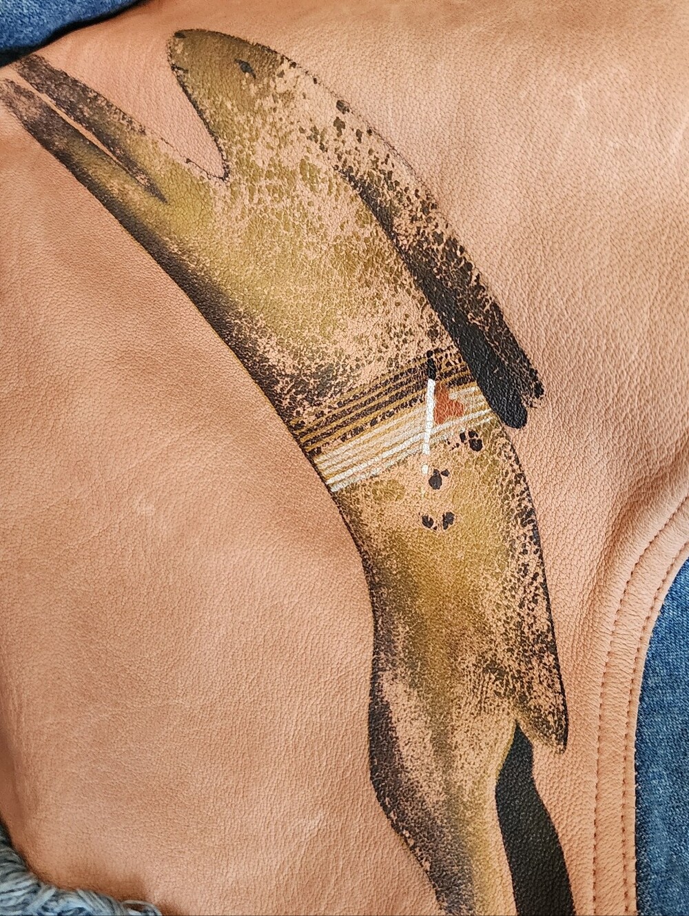 Vintage-Inspired Blue Denim Crop Jacket by - Picture 6 of 7